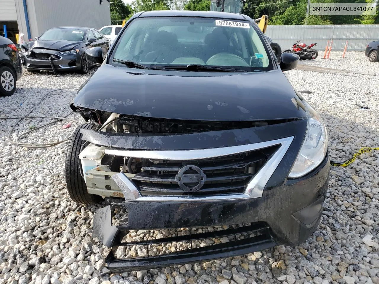 2016 Nissan Versa S VIN: 3N1CN7AP4GL841077 Lot: 57081944