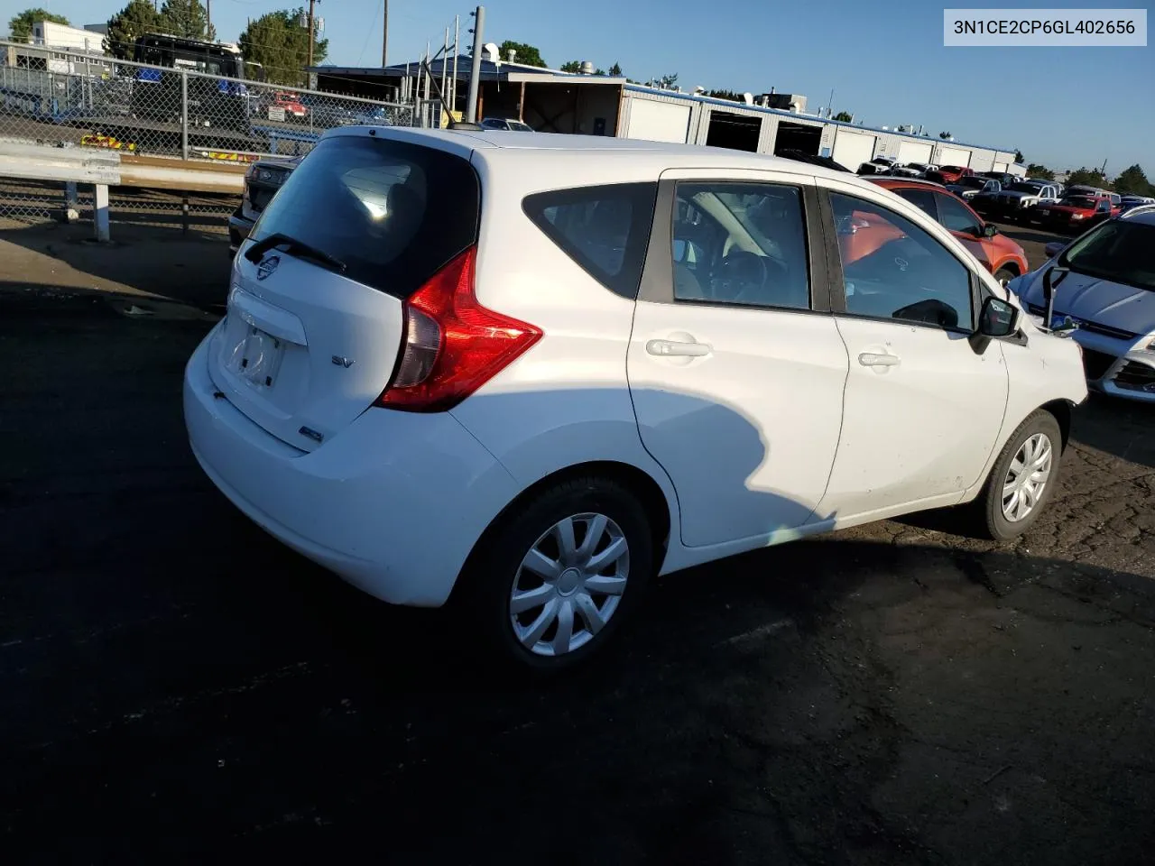 2016 Nissan Versa Note S VIN: 3N1CE2CP6GL402656 Lot: 57171934