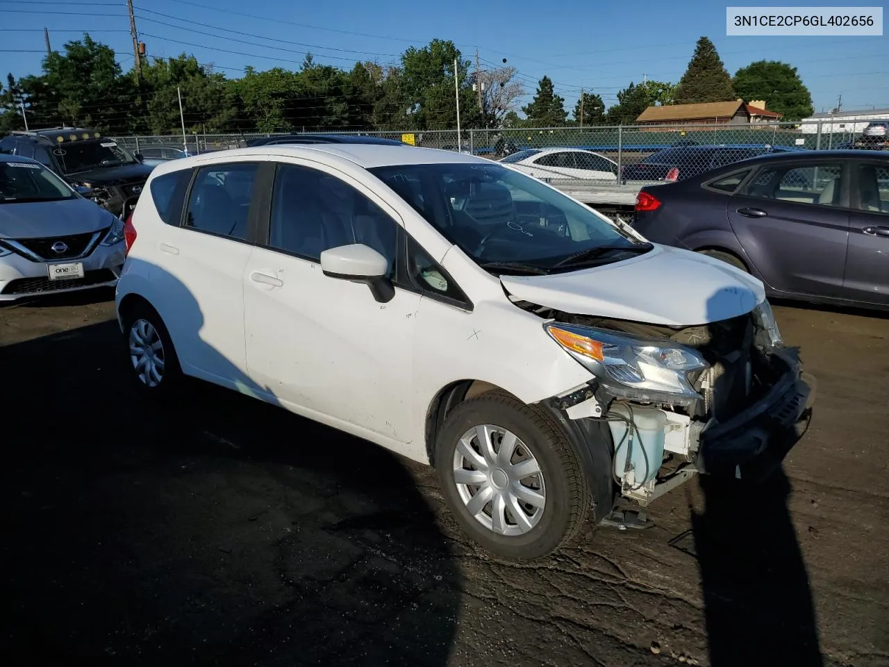 2016 Nissan Versa Note S VIN: 3N1CE2CP6GL402656 Lot: 57171934