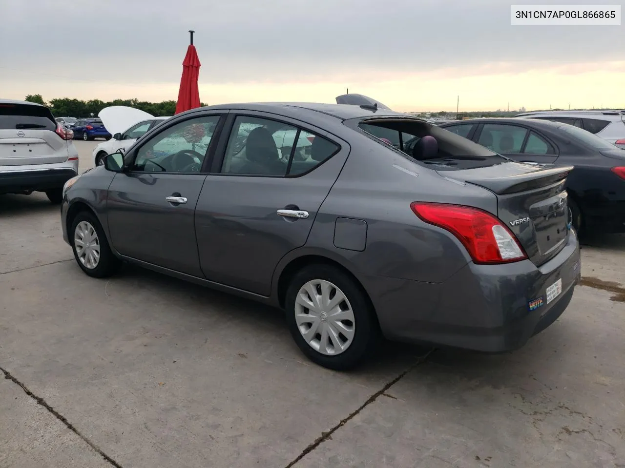 2016 Nissan Versa S VIN: 3N1CN7AP0GL866865 Lot: 57309914