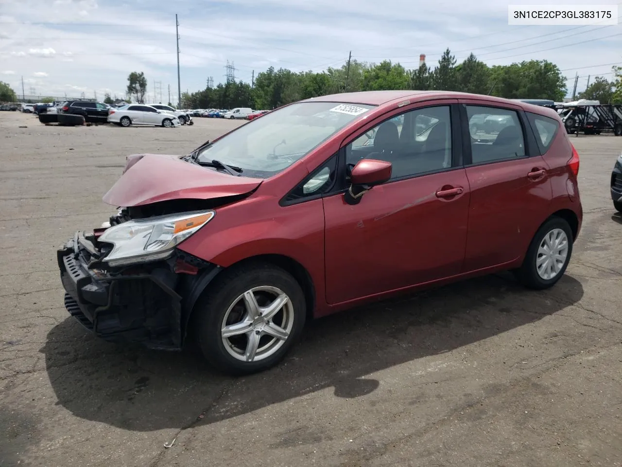 2016 Nissan Versa Note S VIN: 3N1CE2CP3GL383175 Lot: 57525854