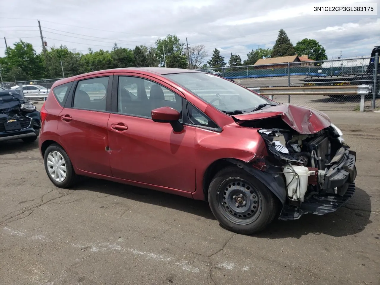 2016 Nissan Versa Note S VIN: 3N1CE2CP3GL383175 Lot: 57525854