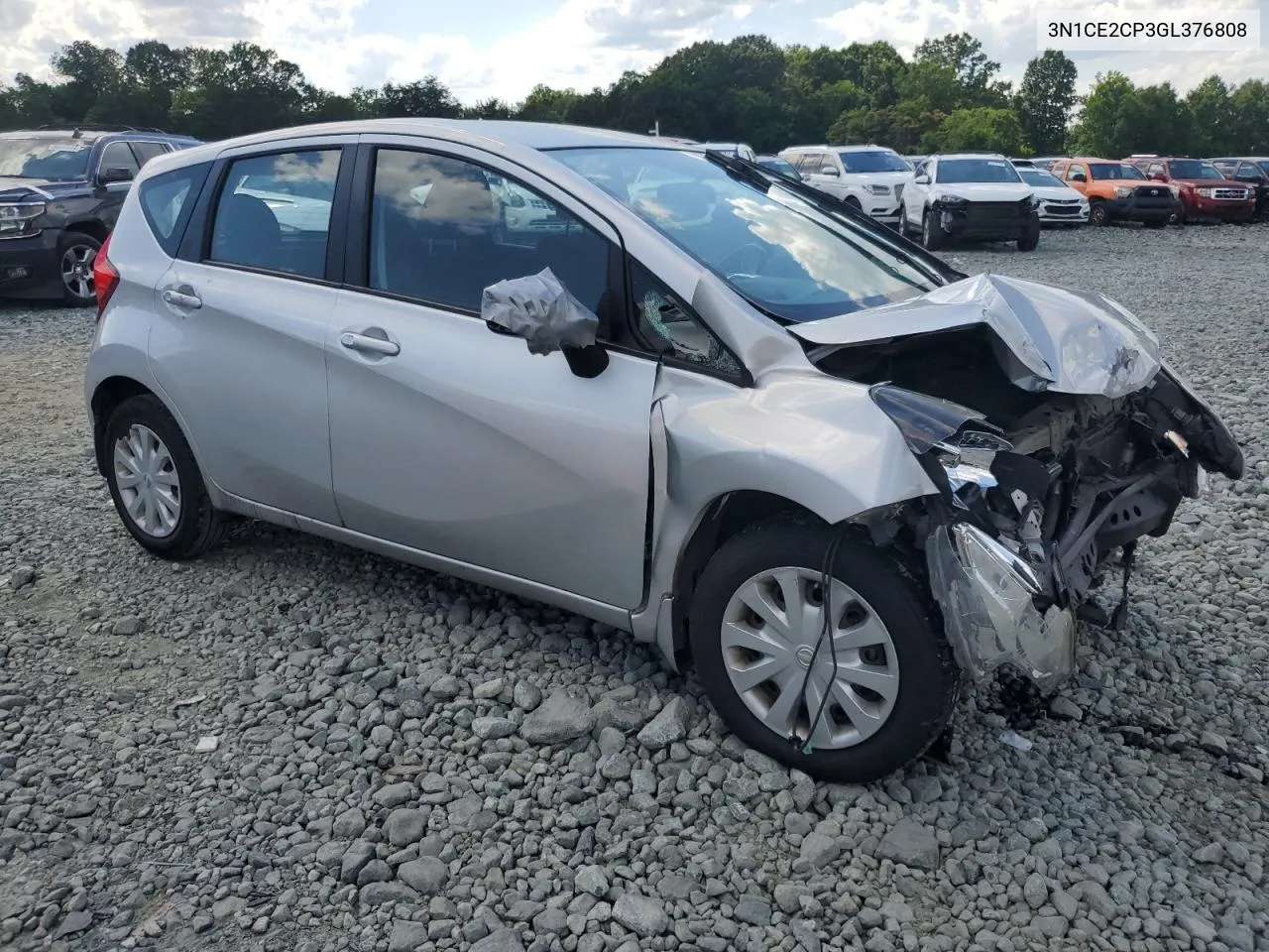 2016 Nissan Versa Note S VIN: 3N1CE2CP3GL376808 Lot: 58555674