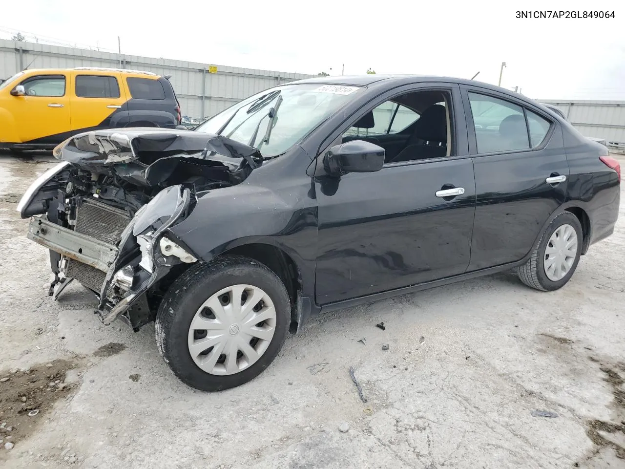 2016 Nissan Versa S VIN: 3N1CN7AP2GL849064 Lot: 60019814