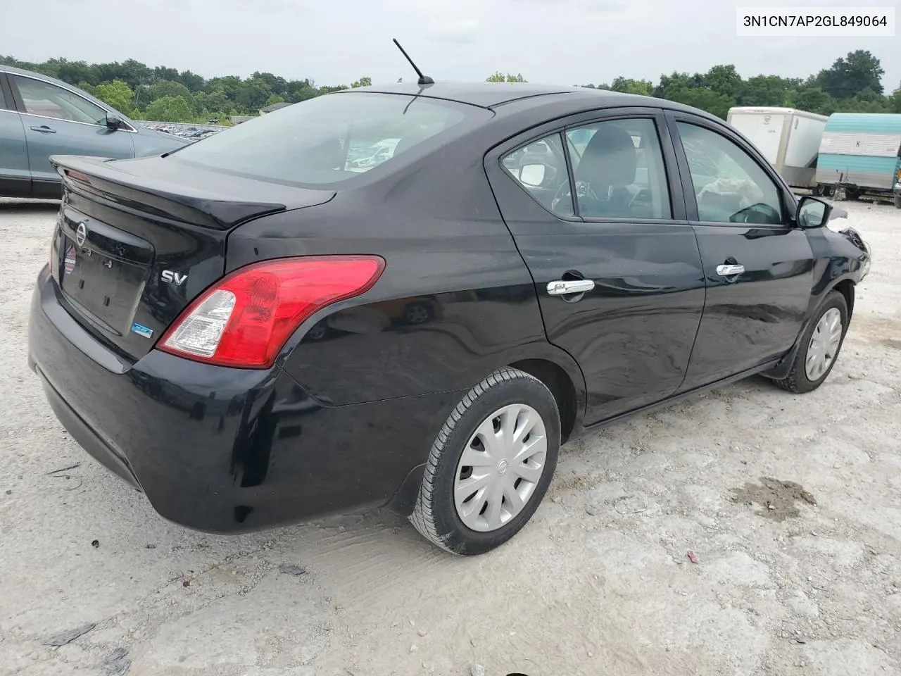 2016 Nissan Versa S VIN: 3N1CN7AP2GL849064 Lot: 60019814