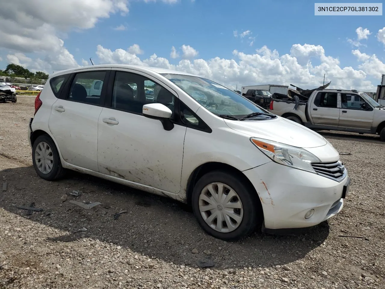 2016 Nissan Versa Note S VIN: 3N1CE2CP7GL381302 Lot: 60258224