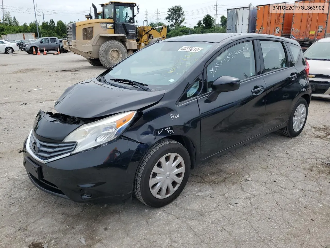 2016 Nissan Versa Note S VIN: 3N1CE2CP7GL363902 Lot: 60273614