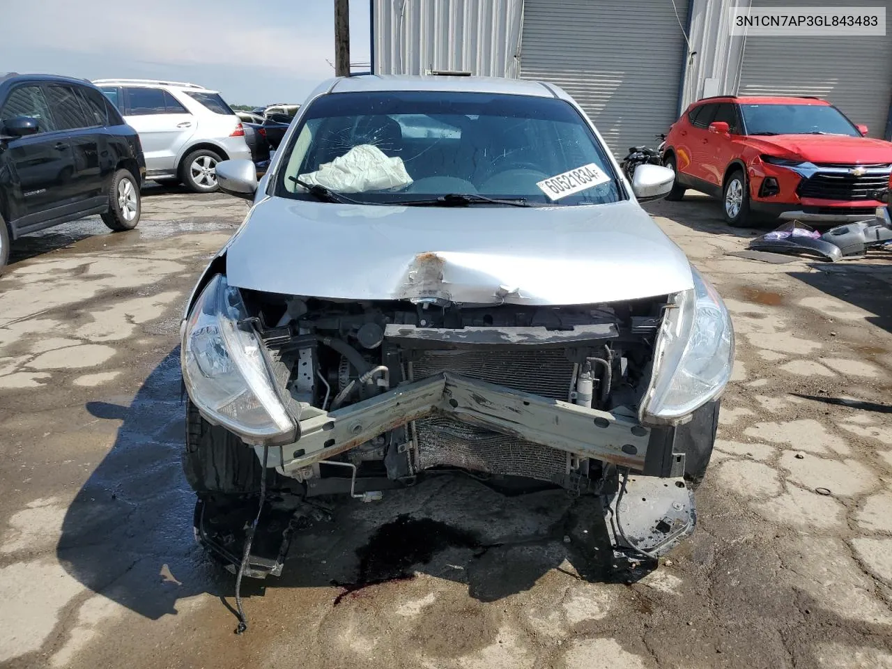 3N1CN7AP3GL843483 2016 Nissan Versa S