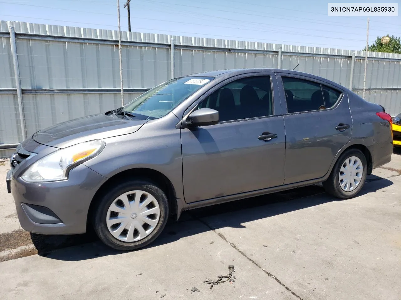 3N1CN7AP6GL835930 2016 Nissan Versa S