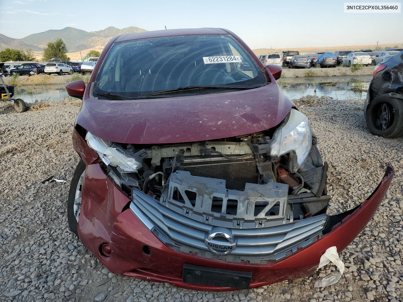 2016 Nissan Versa Note S VIN: 3N1CE2CPXGL356460 Lot: 62231284