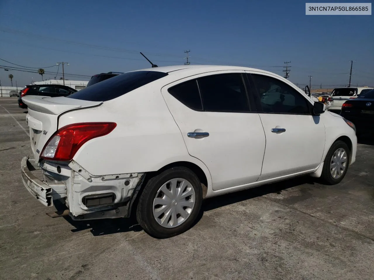 3N1CN7AP5GL866585 2016 Nissan Versa S