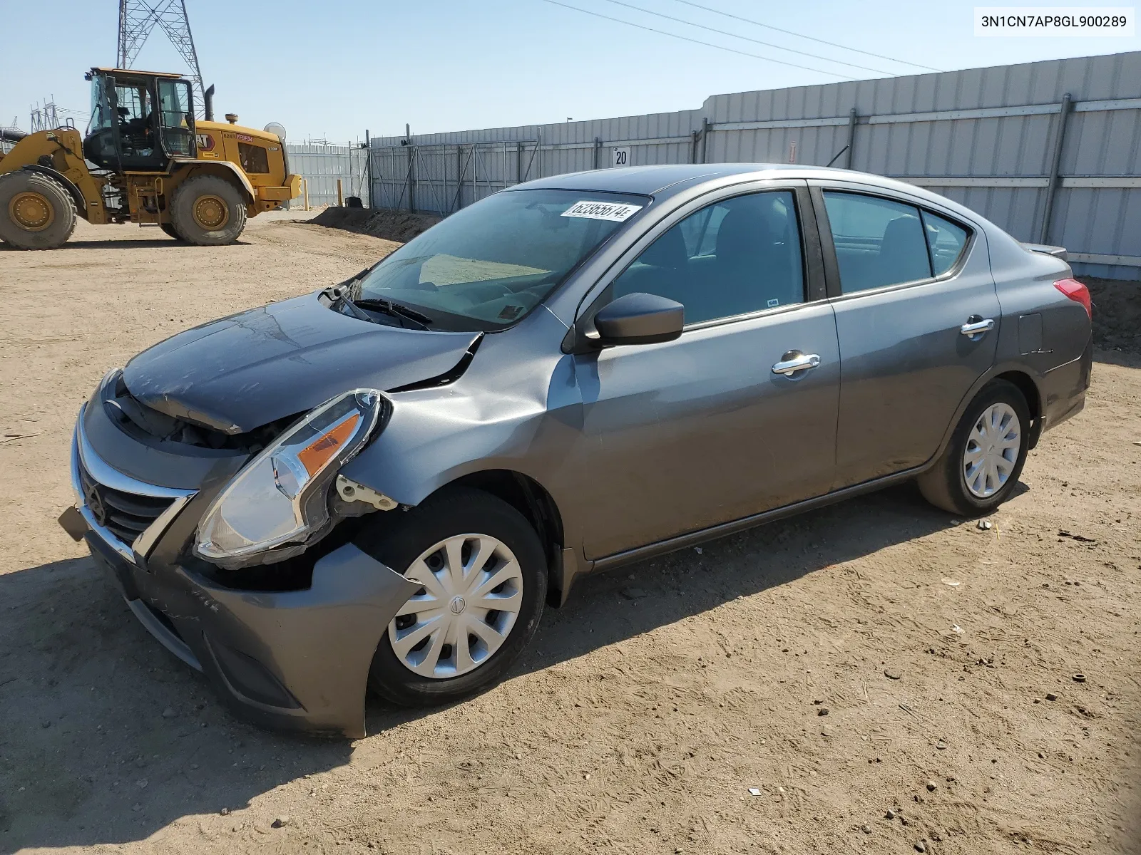 2016 Nissan Versa S VIN: 3N1CN7AP8GL900289 Lot: 62365674