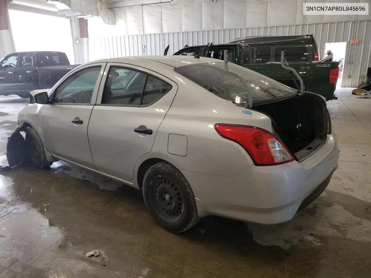 2016 Nissan Versa S VIN: 3N1CN7AP8GL845696 Lot: 63077624