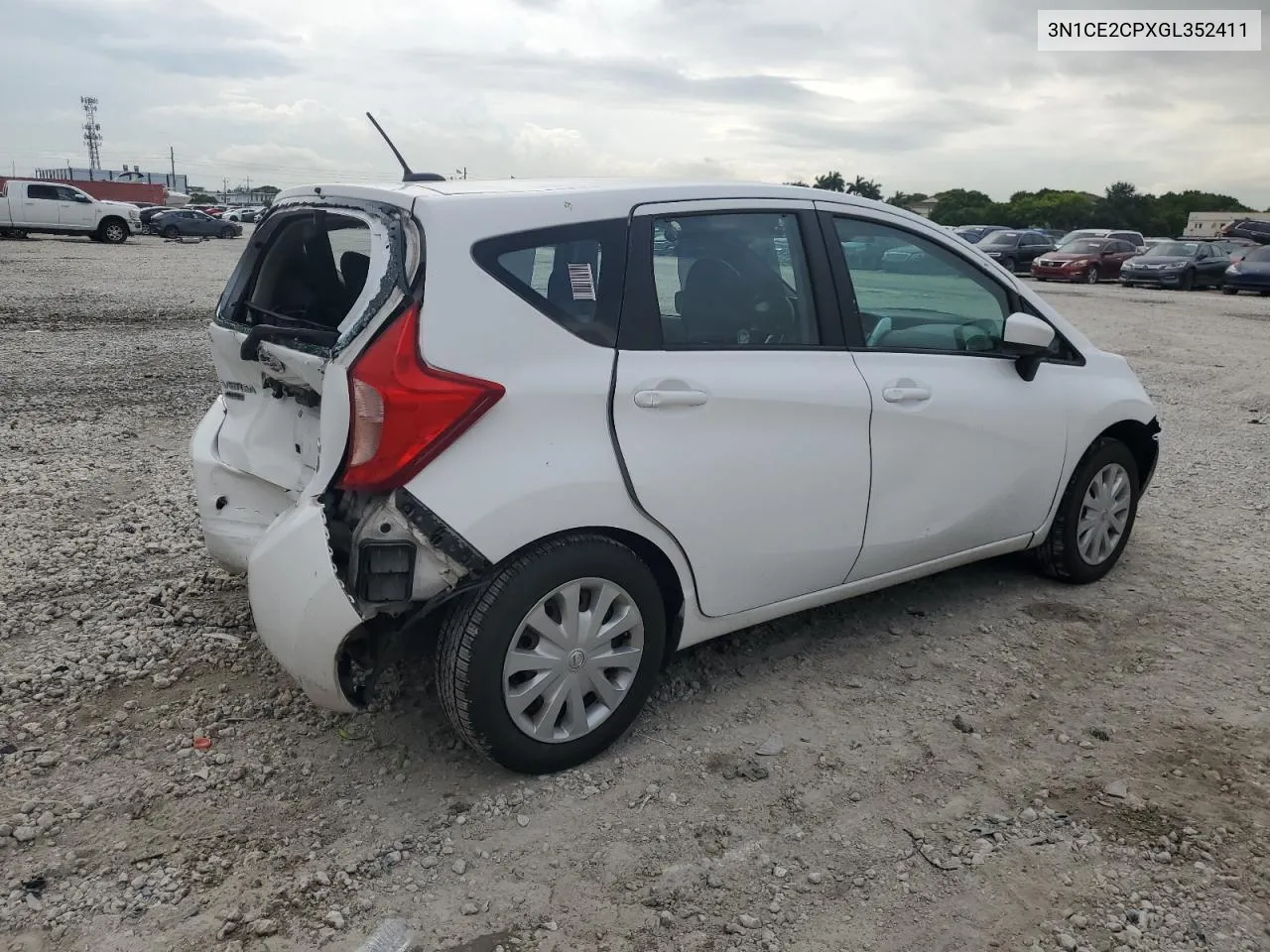 2016 Nissan Versa Note S VIN: 3N1CE2CPXGL352411 Lot: 64996834