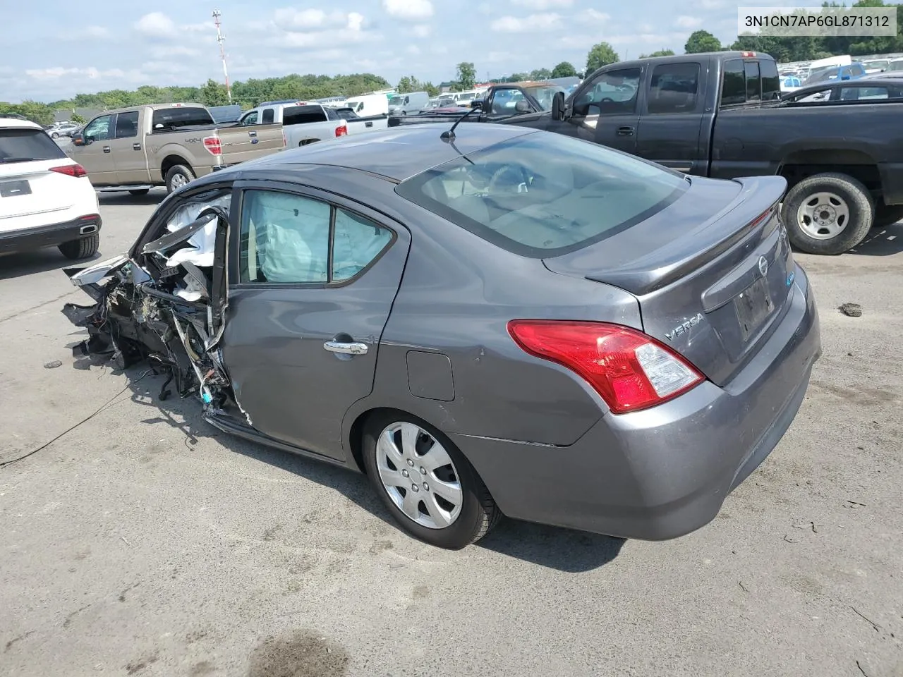 3N1CN7AP6GL871312 2016 Nissan Versa S