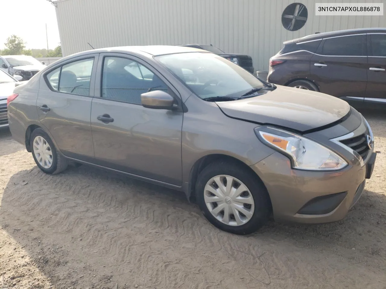 2016 Nissan Versa S VIN: 3N1CN7APXGL886878 Lot: 65842094