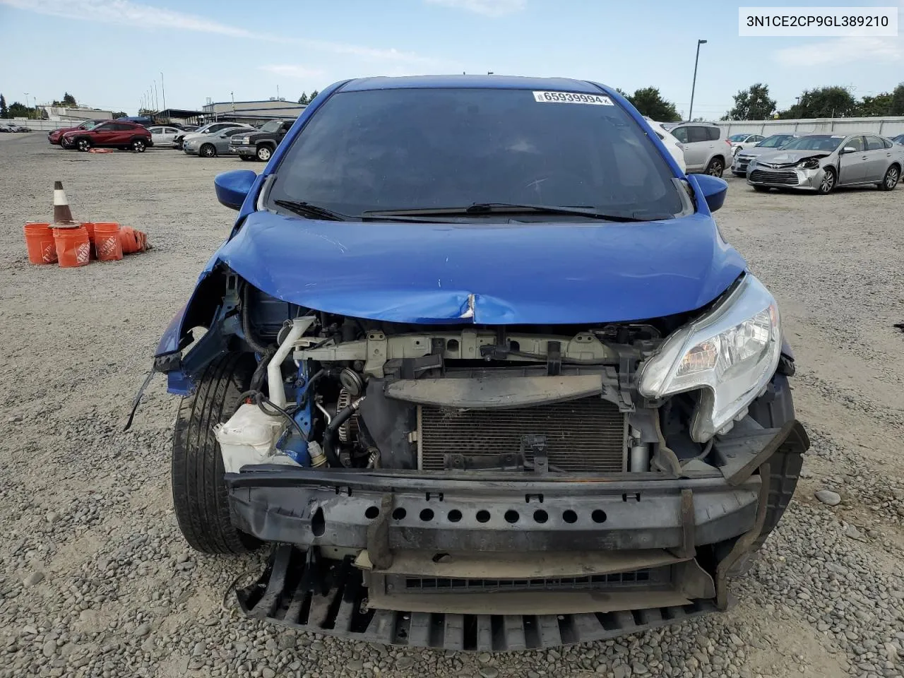 2016 Nissan Versa Note S VIN: 3N1CE2CP9GL389210 Lot: 65939994