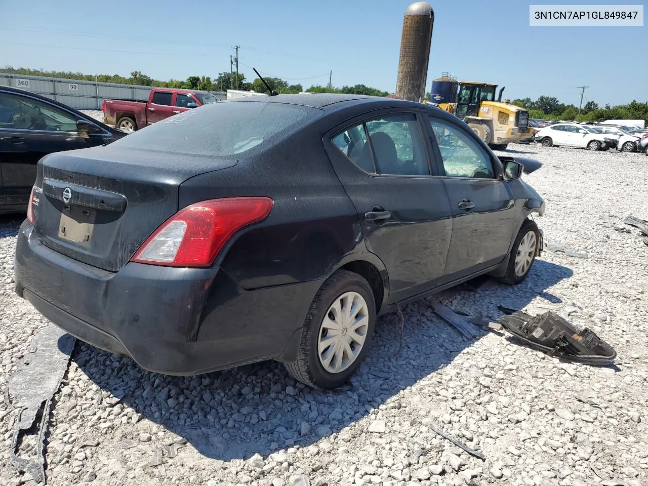 3N1CN7AP1GL849847 2016 Nissan Versa S