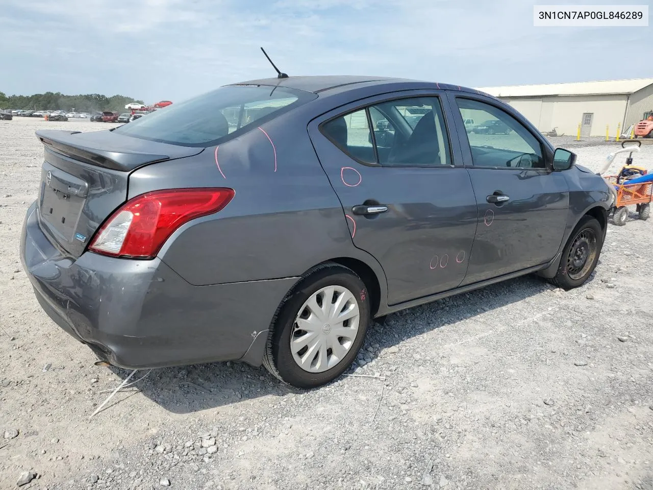 3N1CN7AP0GL846289 2016 Nissan Versa S