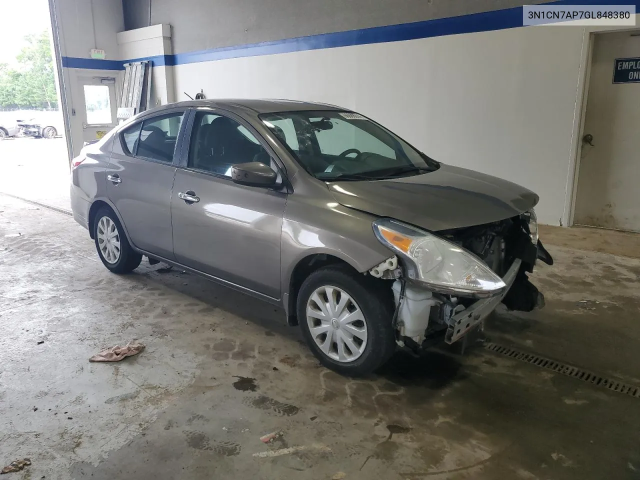 2016 Nissan Versa S VIN: 3N1CN7AP7GL848380 Lot: 66688874