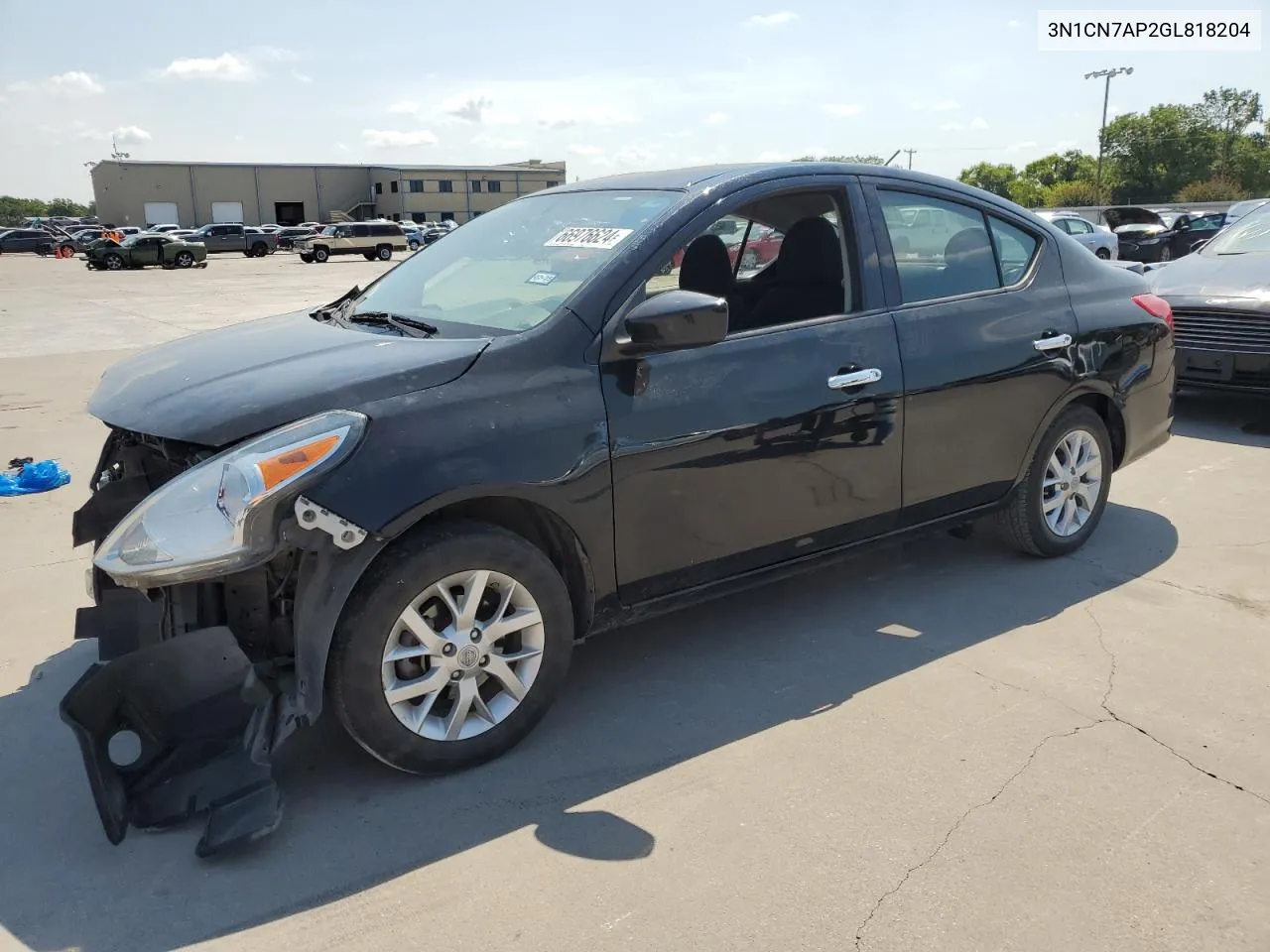 2016 Nissan Versa S VIN: 3N1CN7AP2GL818204 Lot: 66976624