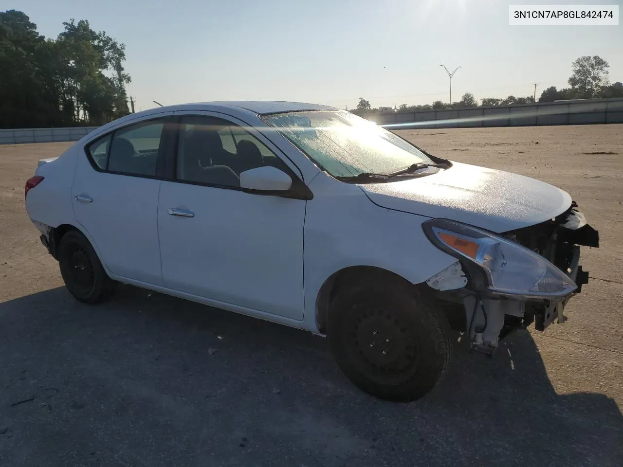 2016 Nissan Versa S VIN: 3N1CN7AP8GL842474 Lot: 67340404