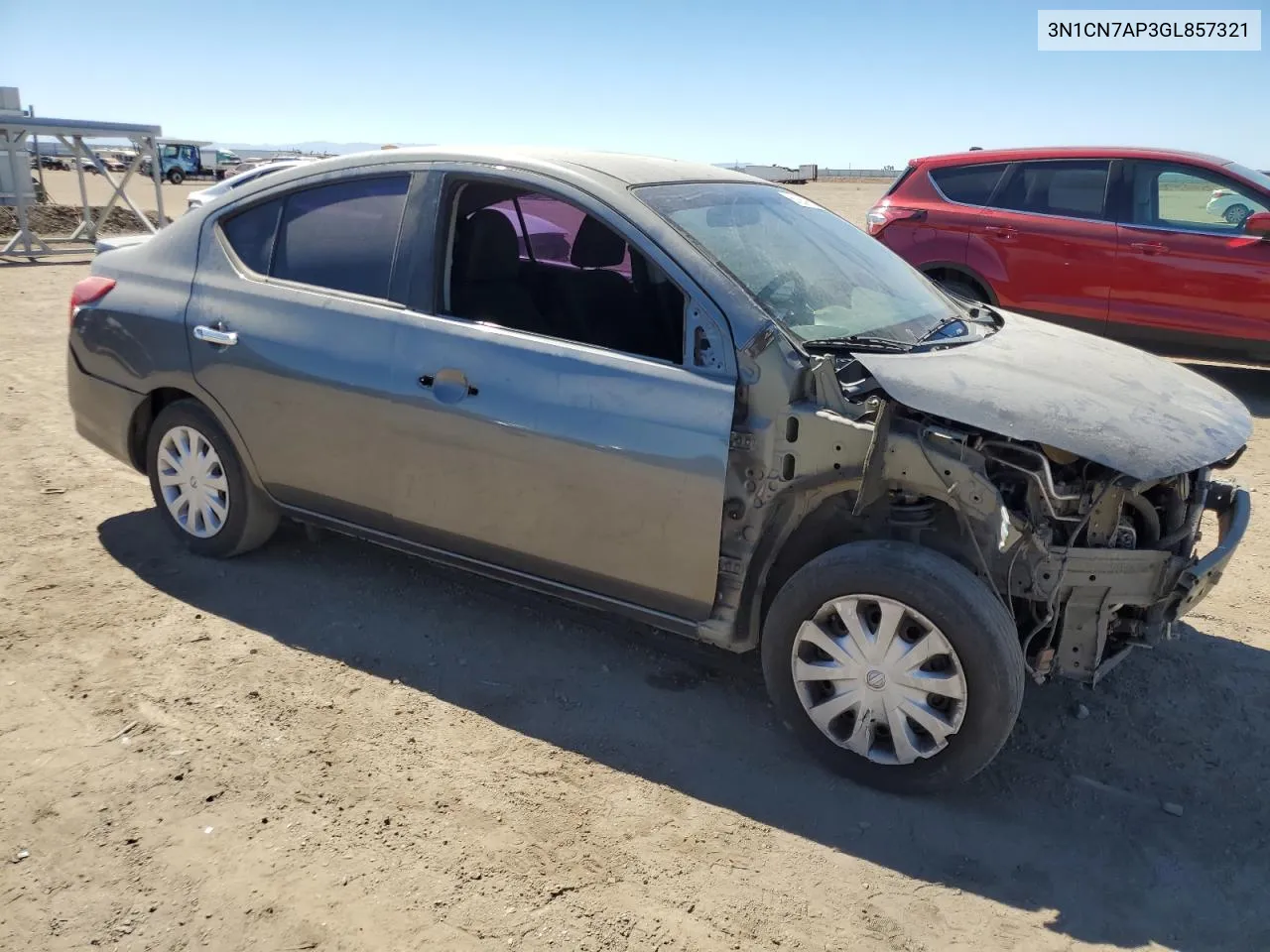 2016 Nissan Versa S VIN: 3N1CN7AP3GL857321 Lot: 67357624