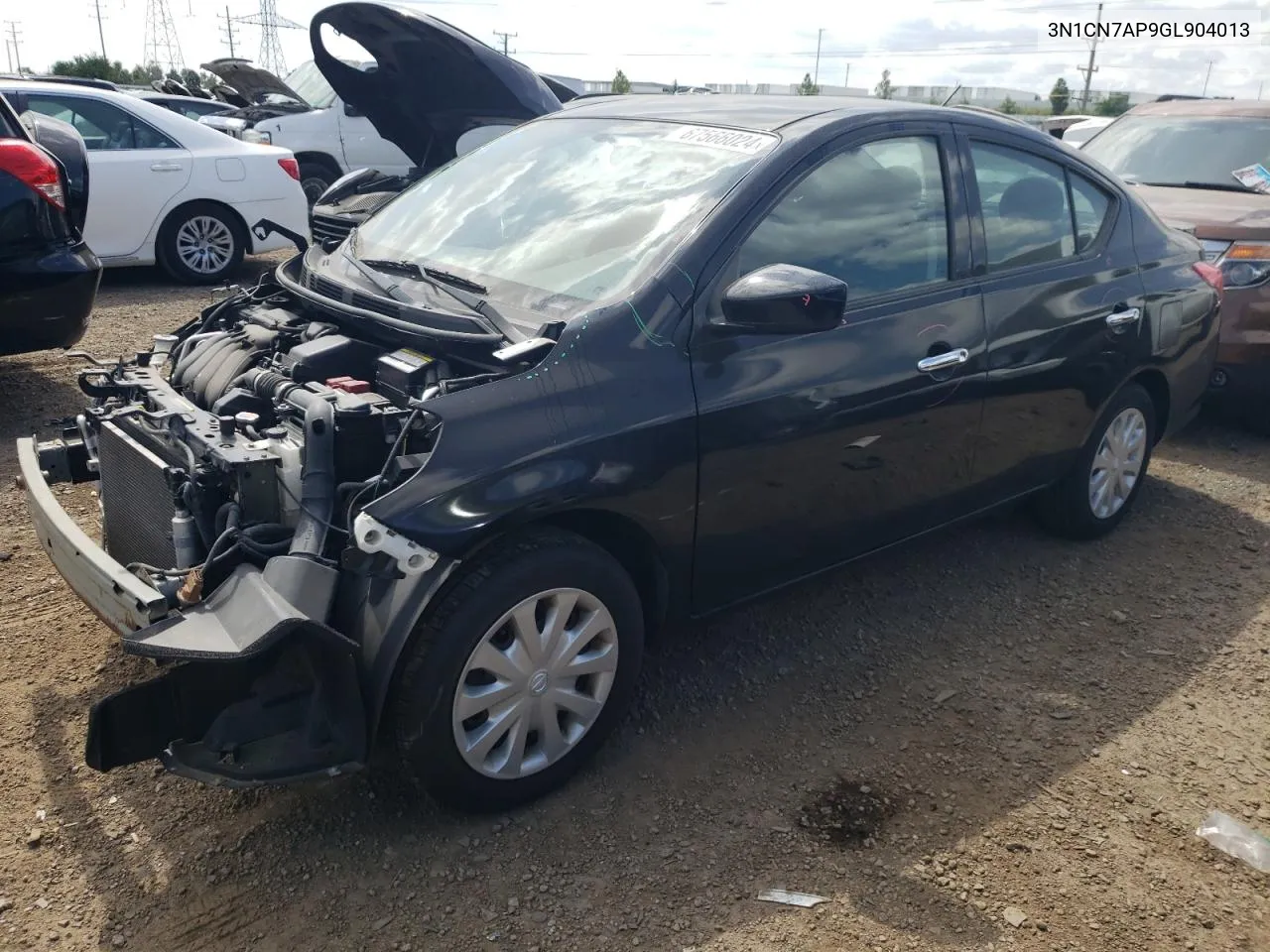 3N1CN7AP9GL904013 2016 Nissan Versa S