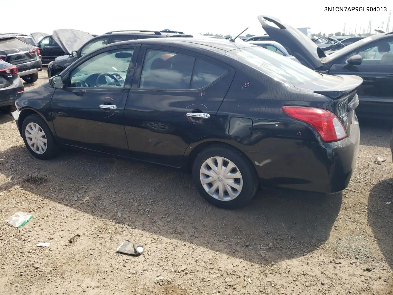 2016 Nissan Versa S VIN: 3N1CN7AP9GL904013 Lot: 67566024