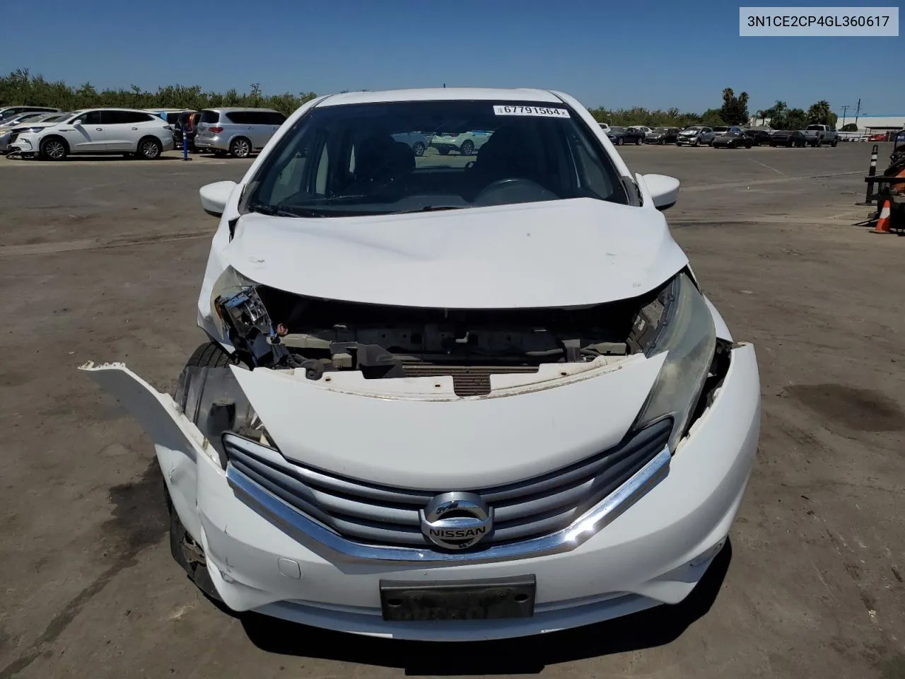 2016 Nissan Versa Note S VIN: 3N1CE2CP4GL360617 Lot: 67791564