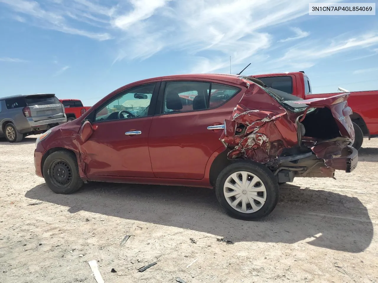 3N1CN7AP4GL854069 2016 Nissan Versa S