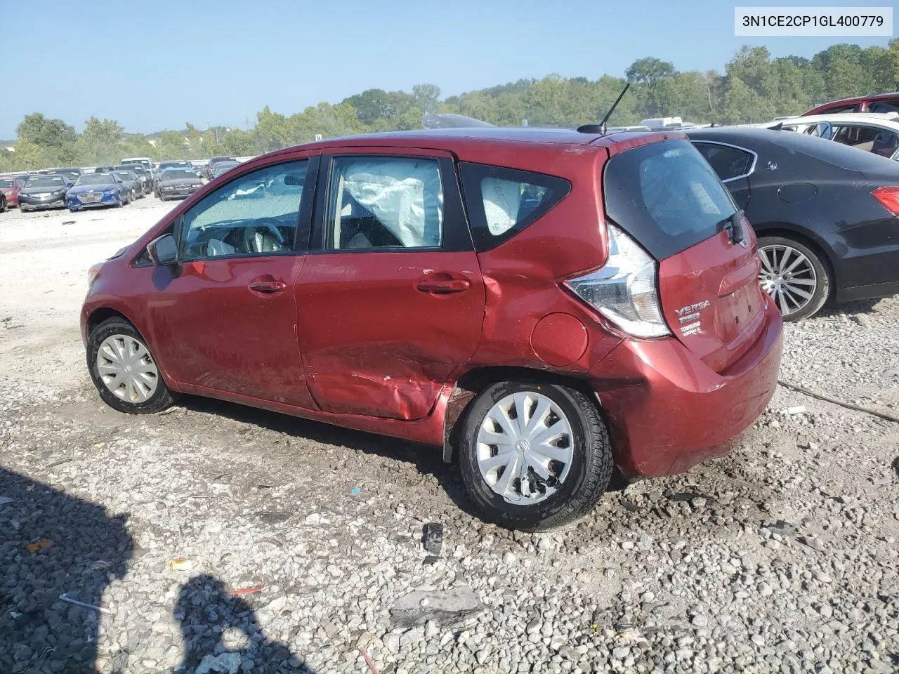 3N1CE2CP1GL400779 2016 Nissan Versa Note S