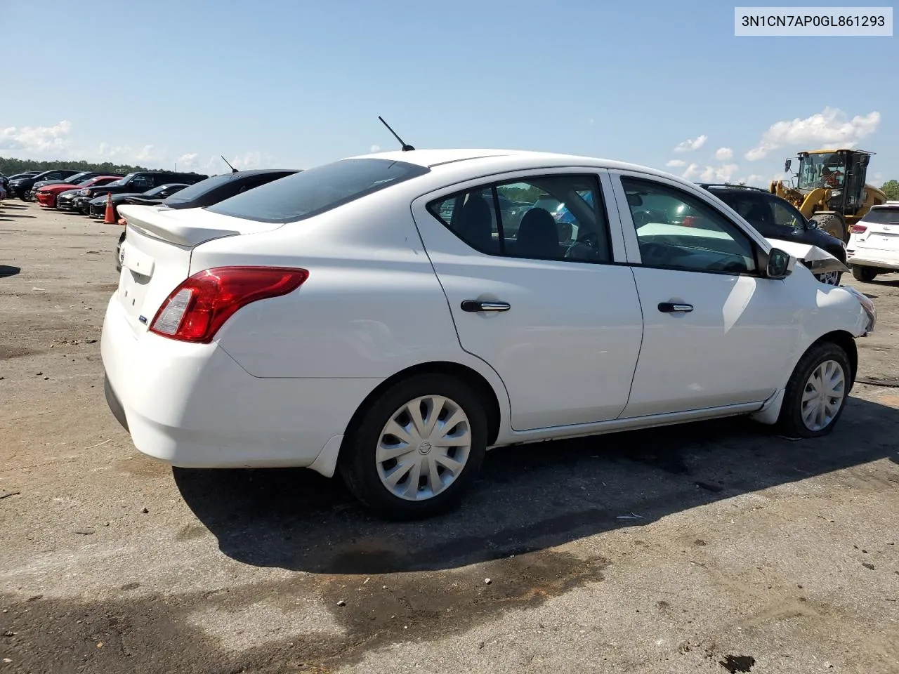 2016 Nissan Versa S VIN: 3N1CN7AP0GL861293 Lot: 68528574