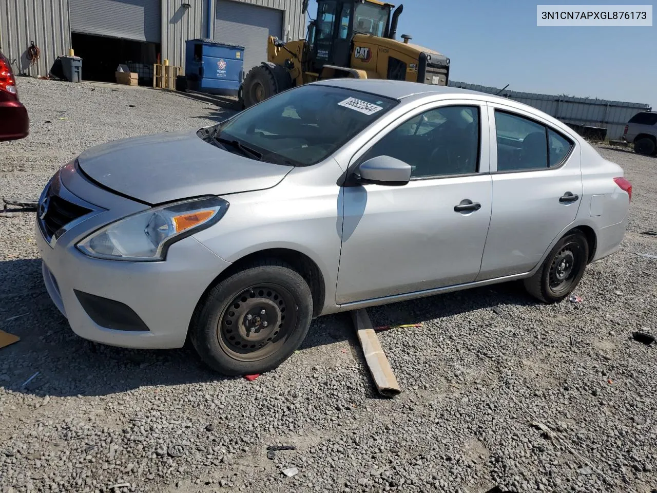 2016 Nissan Versa S VIN: 3N1CN7APXGL876173 Lot: 68622544