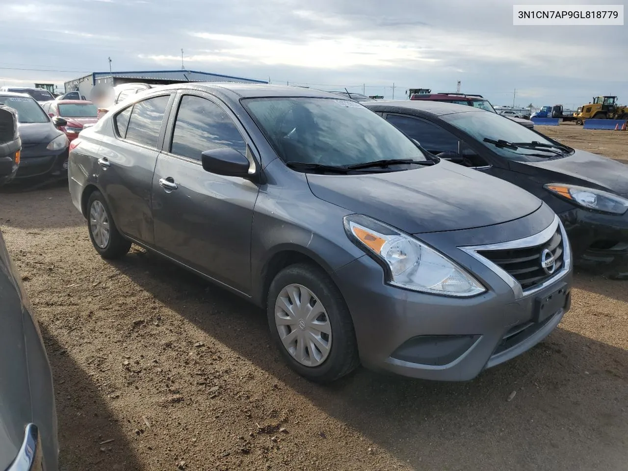 2016 Nissan Versa S VIN: 3N1CN7AP9GL818779 Lot: 68729104