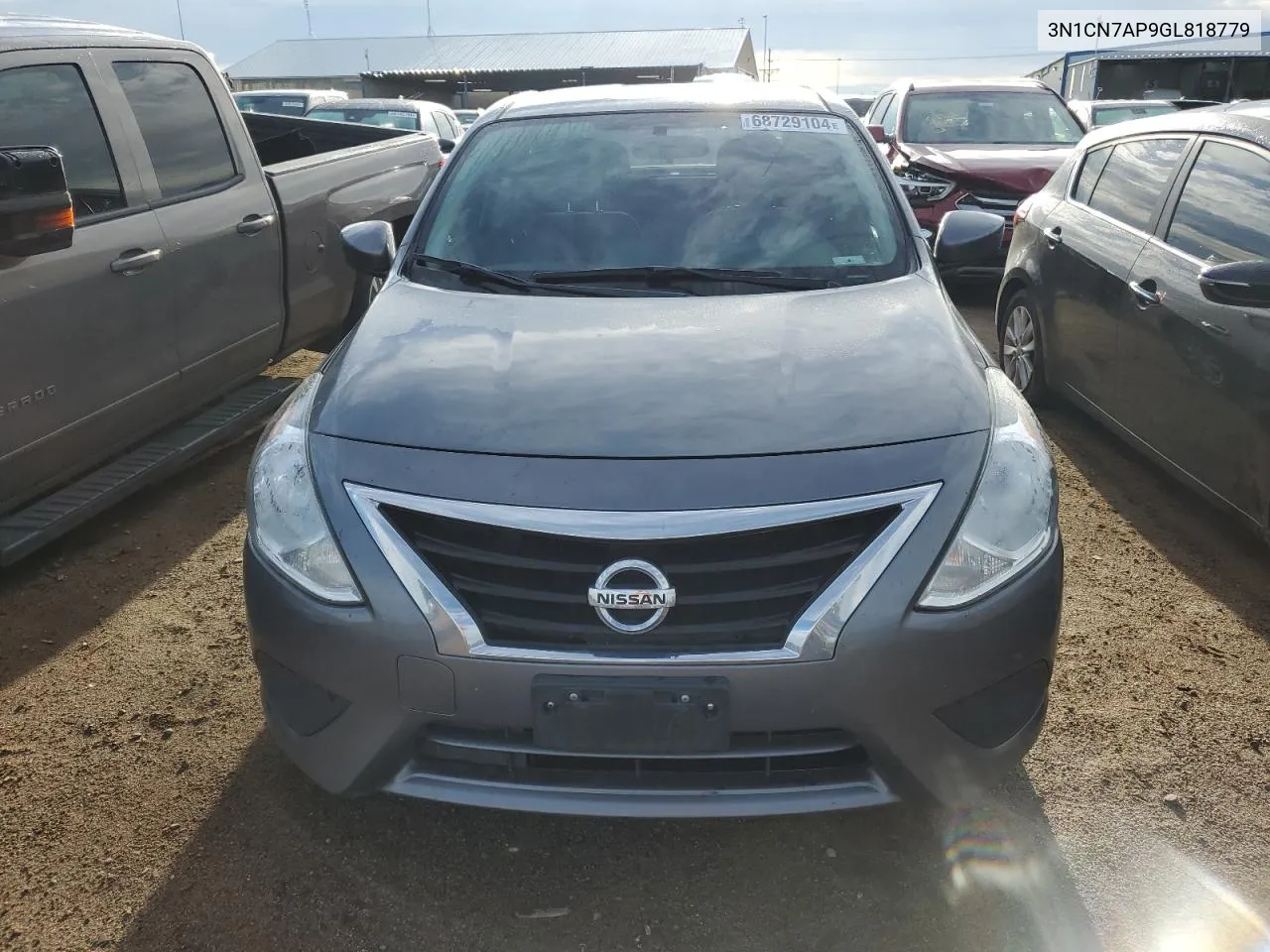 3N1CN7AP9GL818779 2016 Nissan Versa S