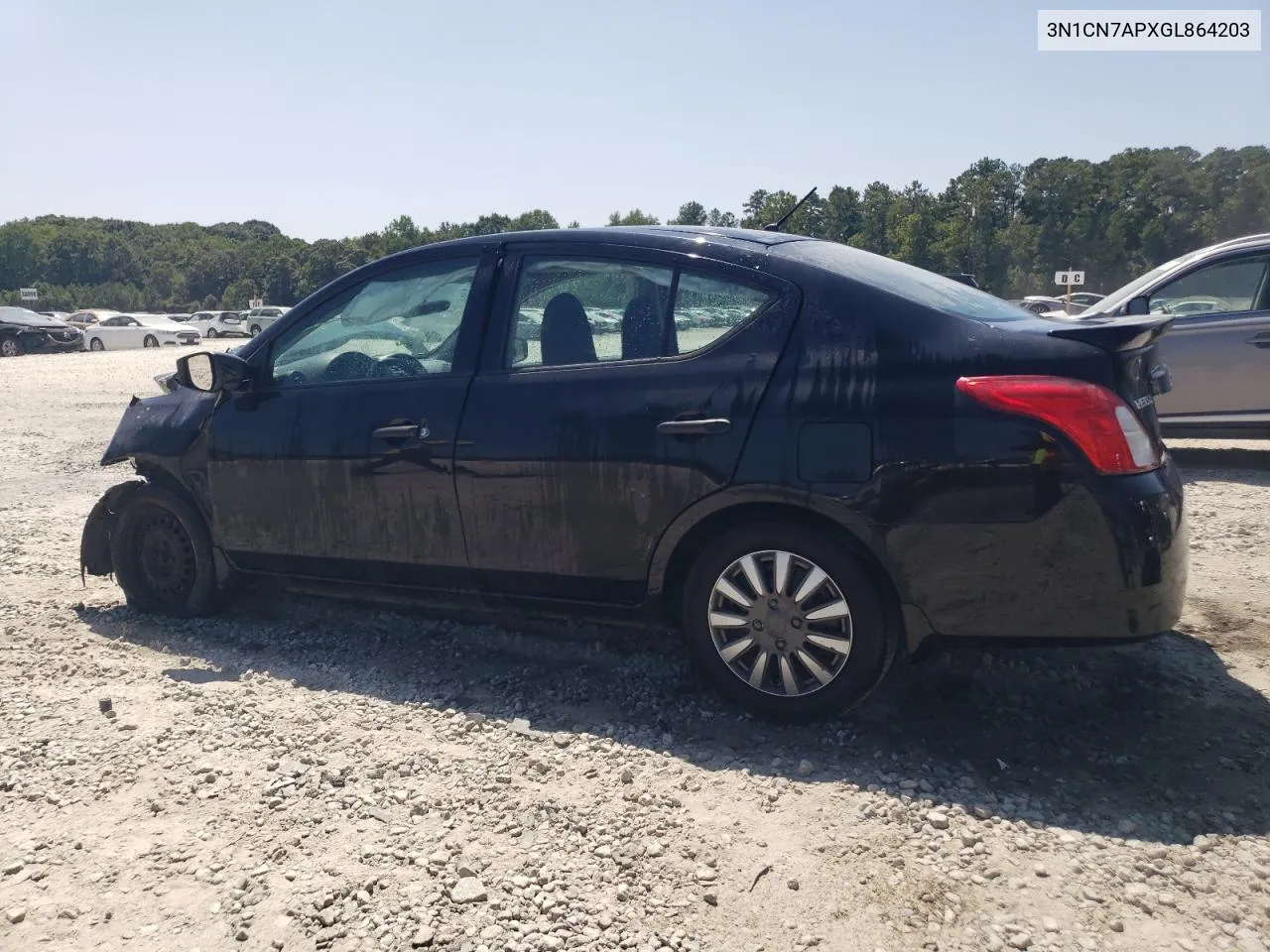 2016 Nissan Versa S VIN: 3N1CN7APXGL864203 Lot: 68821494