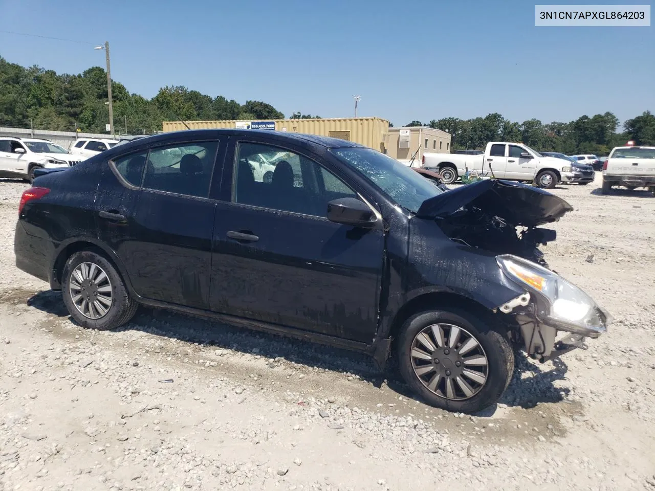 2016 Nissan Versa S VIN: 3N1CN7APXGL864203 Lot: 68821494