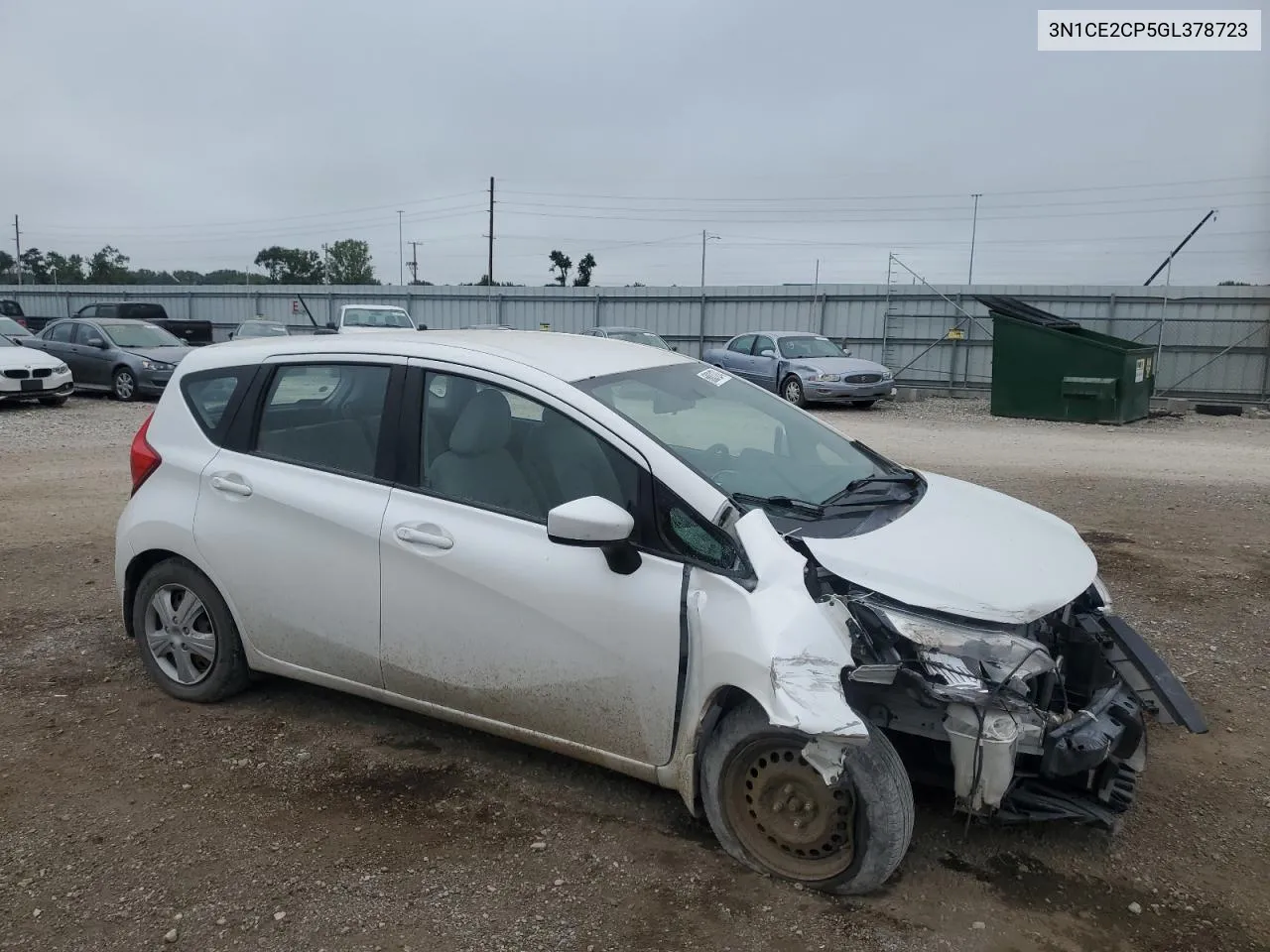 2016 Nissan Versa Note S VIN: 3N1CE2CP5GL378723 Lot: 68831374