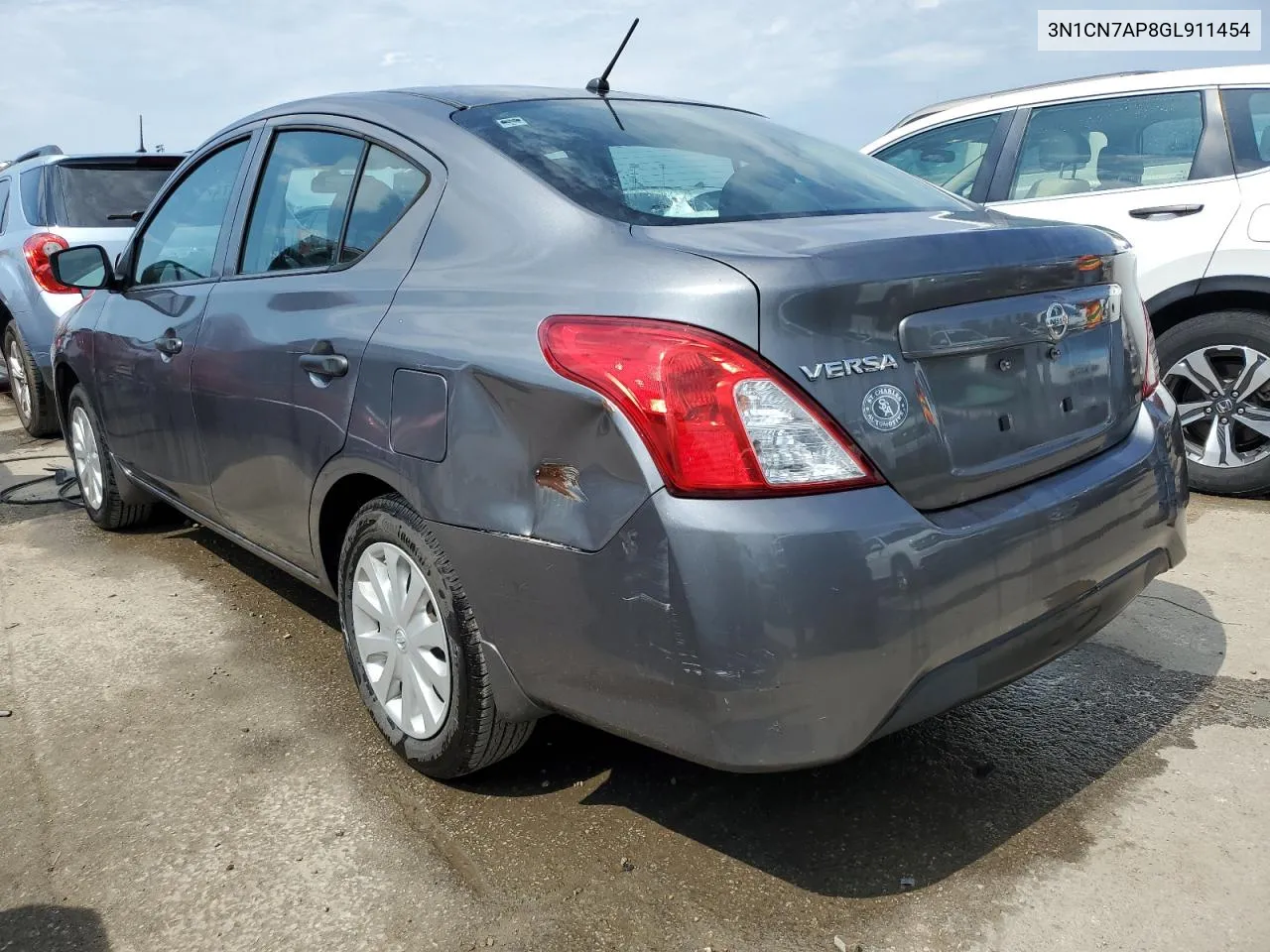 2016 Nissan Versa S VIN: 3N1CN7AP8GL911454 Lot: 68940474