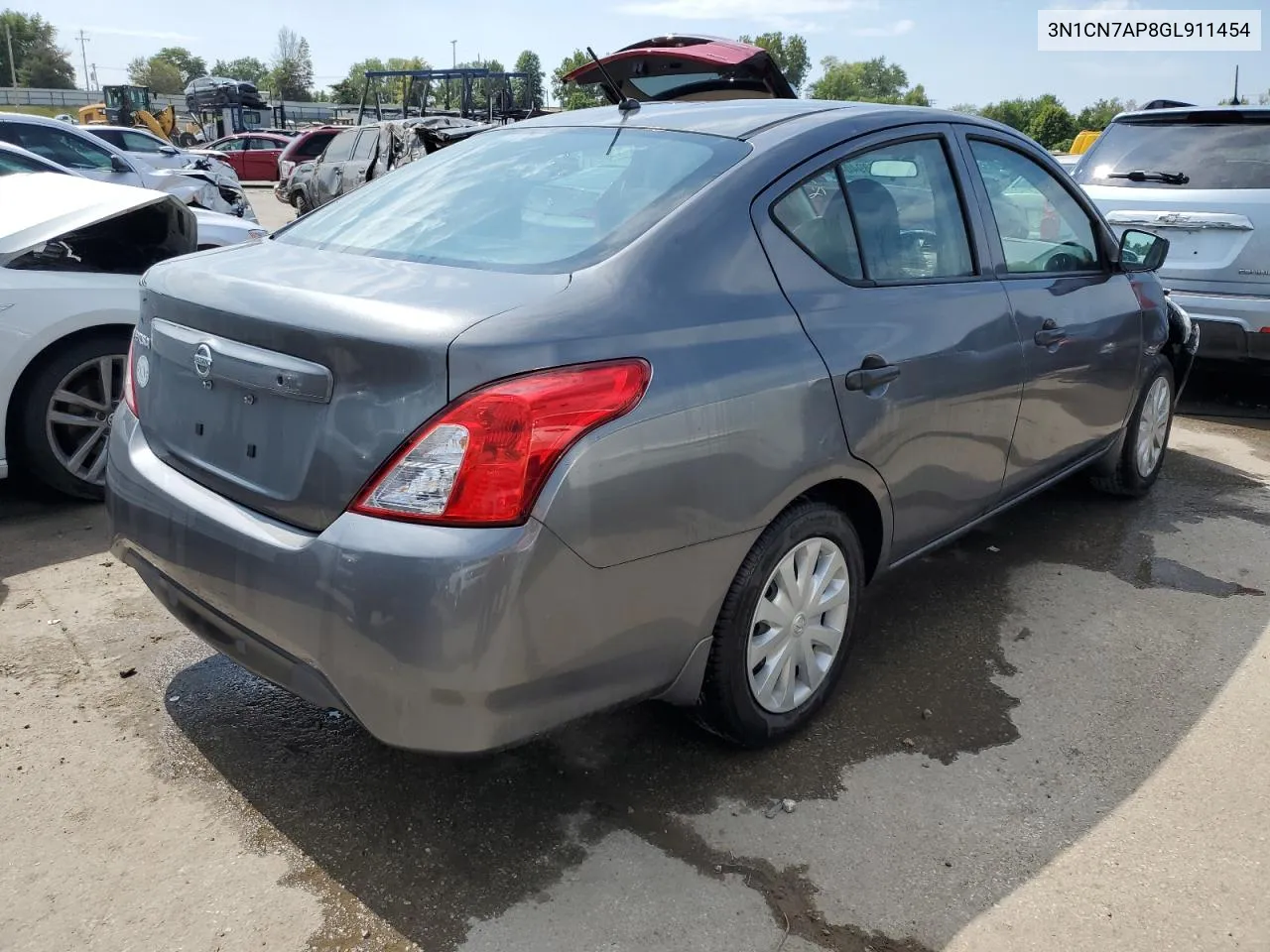 2016 Nissan Versa S VIN: 3N1CN7AP8GL911454 Lot: 68940474