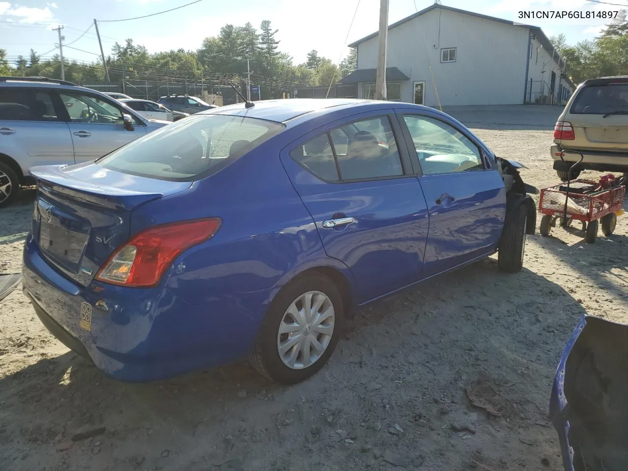 3N1CN7AP6GL814897 2016 Nissan Versa S