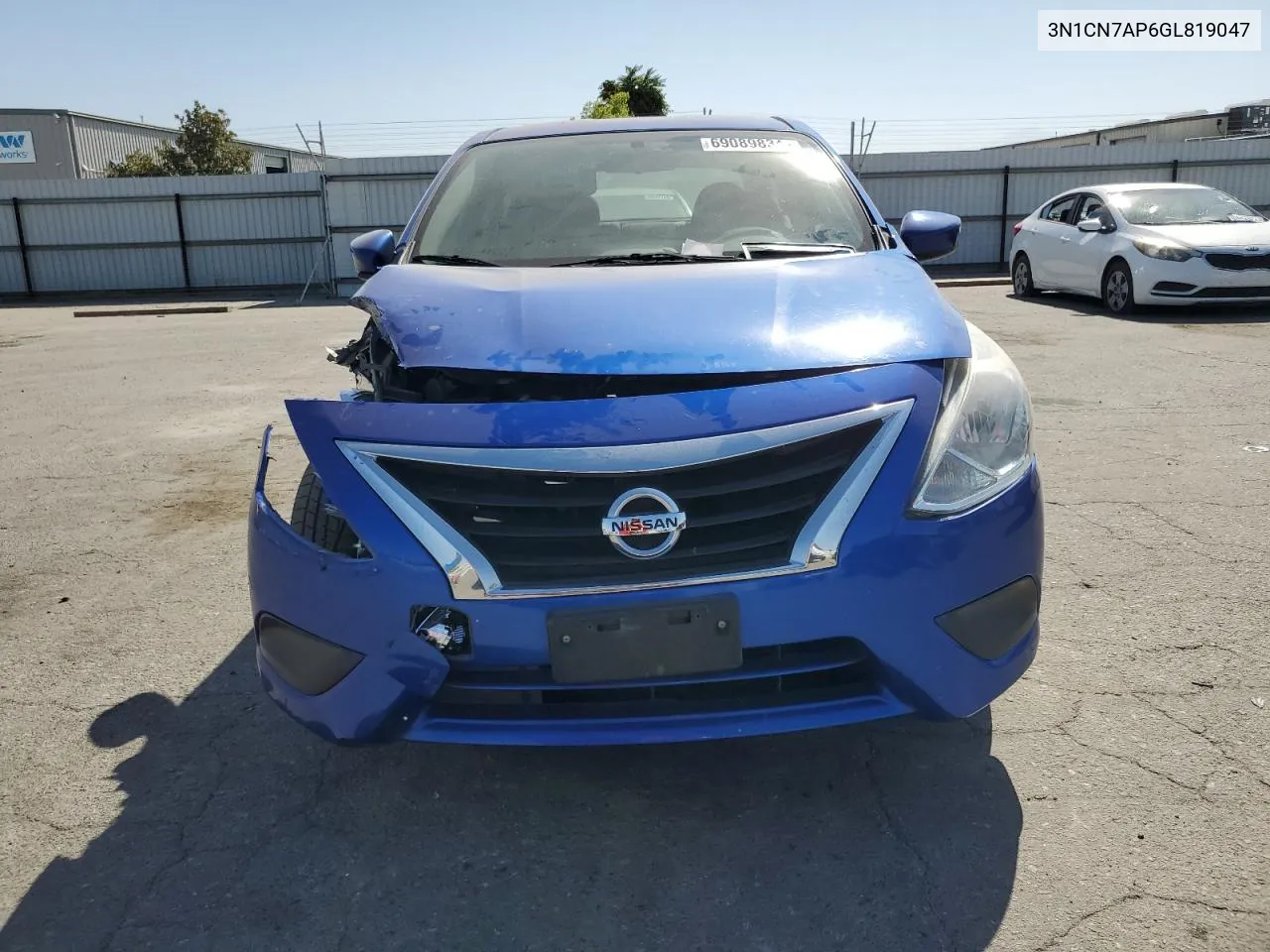 2016 Nissan Versa S VIN: 3N1CN7AP6GL819047 Lot: 69089834