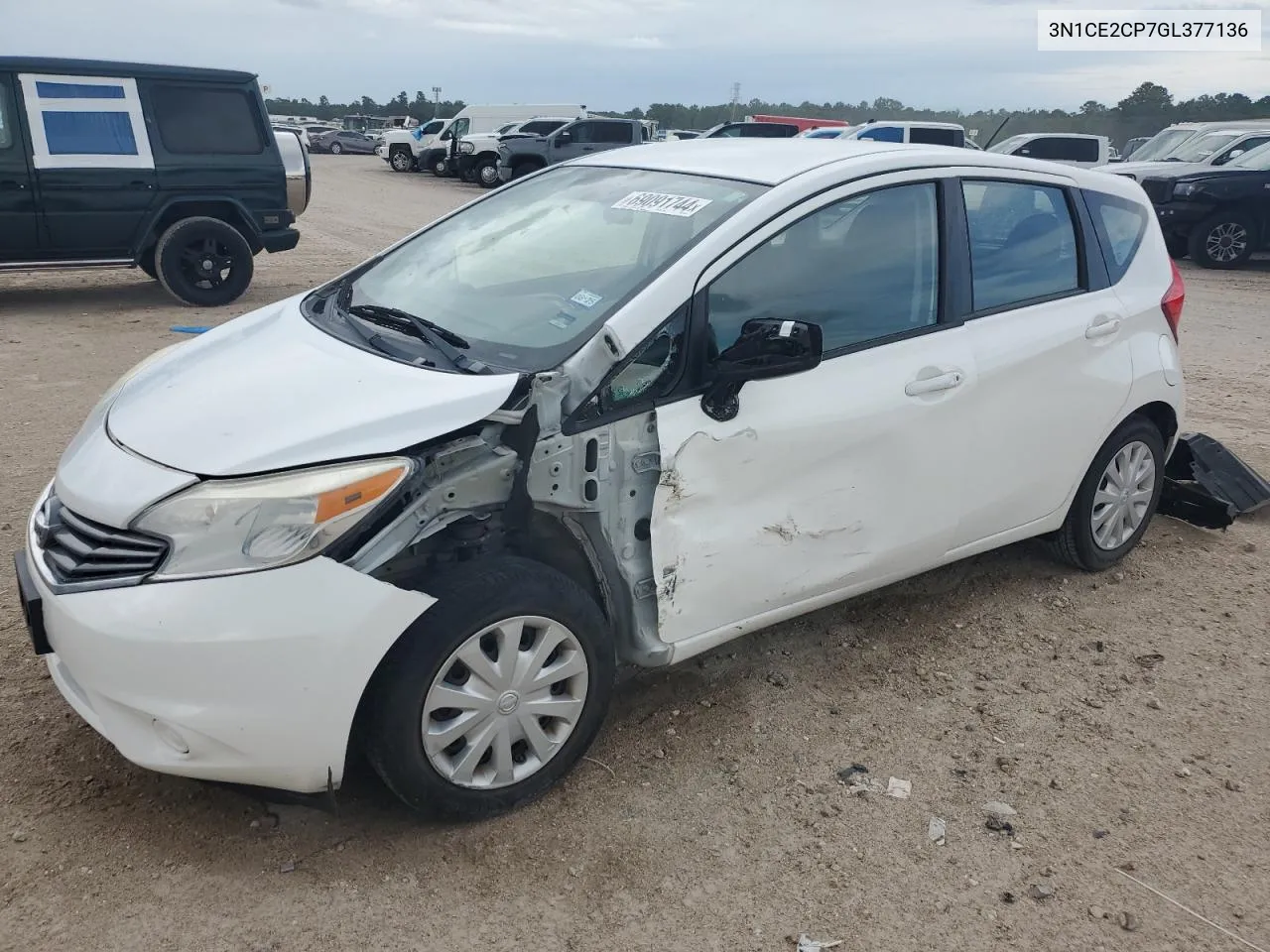 2016 Nissan Versa Note S VIN: 3N1CE2CP7GL377136 Lot: 69091744