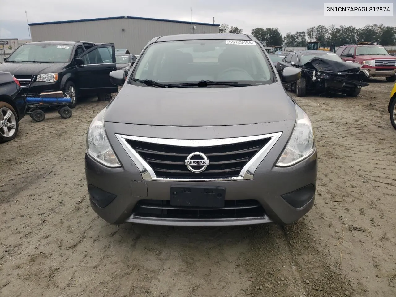 2016 Nissan Versa S VIN: 3N1CN7AP6GL812874 Lot: 69120484