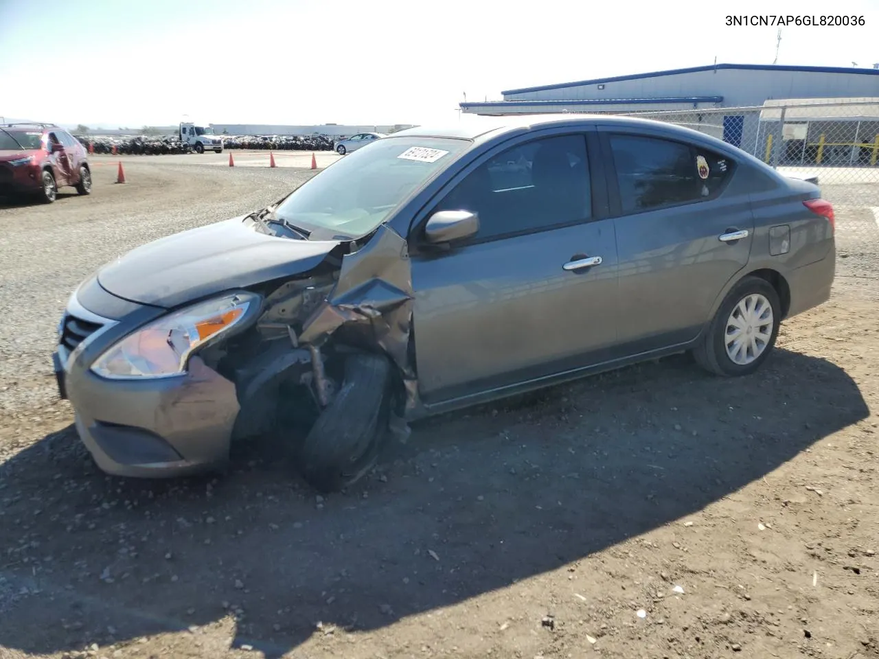 3N1CN7AP6GL820036 2016 Nissan Versa S