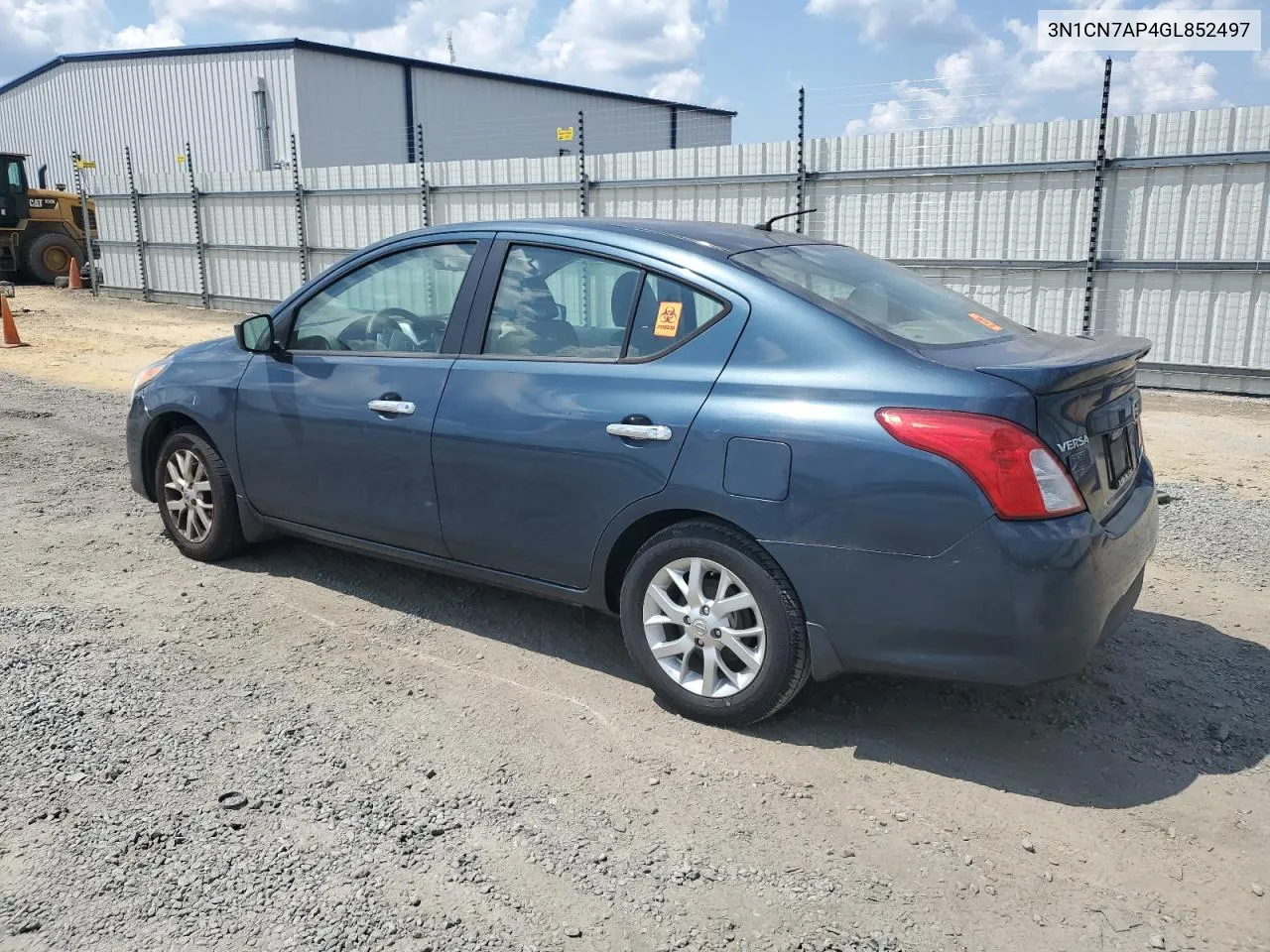 2016 Nissan Versa S VIN: 3N1CN7AP4GL852497 Lot: 69466194