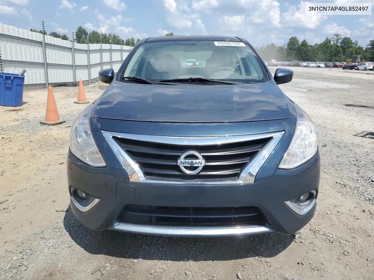 2016 Nissan Versa S VIN: 3N1CN7AP4GL852497 Lot: 69466194