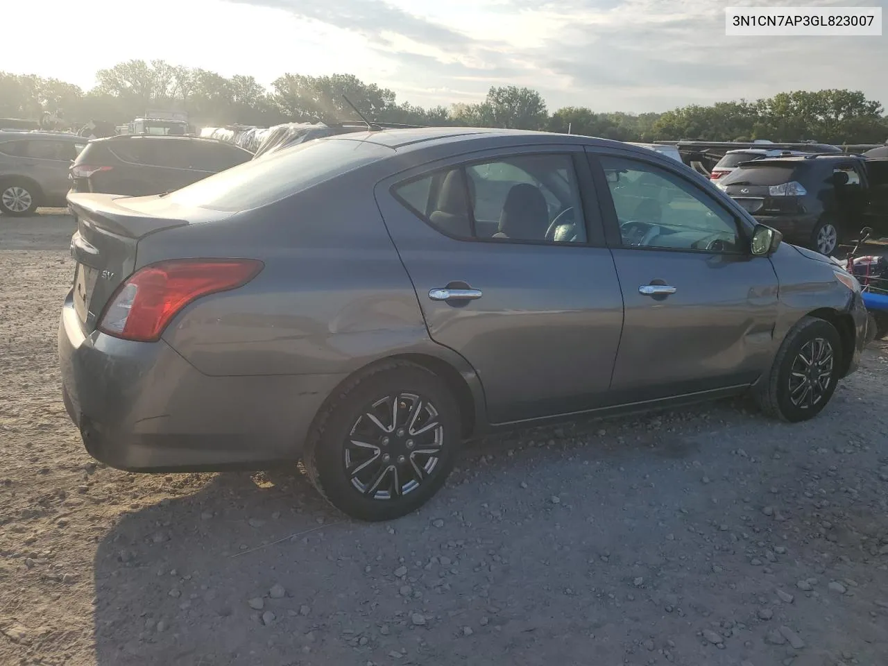 3N1CN7AP3GL823007 2016 Nissan Versa S