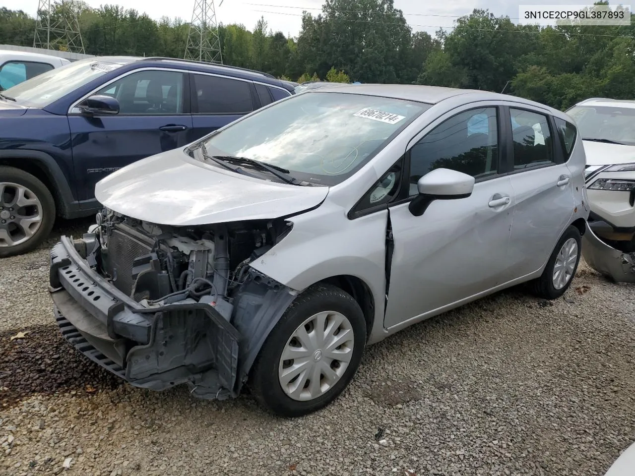 3N1CE2CP9GL387893 2016 Nissan Versa Note S